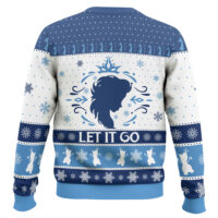 Hooktab Frozen Let It Go Elsa Ugly Christmas Sweater