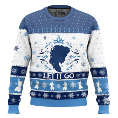 Frozen Let It Go Elsa Ugly Christmas Sweater