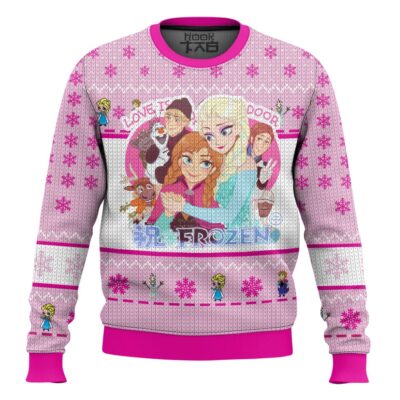 Frozen Love Is An Open Door Ugly Christmas Sweater