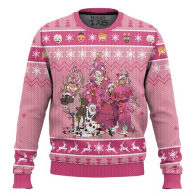 Frozen Pink Ugly Christmas Sweater