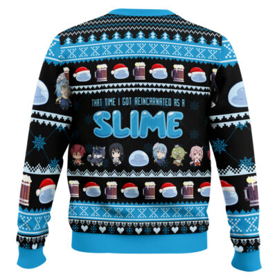 Hooktab Fueled By Beer That Time I Got Reincarnated As A Slime Ugly Christmas Sweater