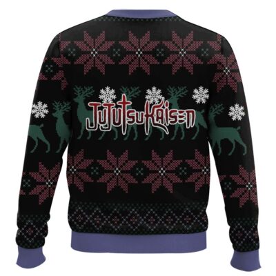 Hooktab Funny Gojo Jujutsu Kaisen Ugly Christmas Sweater