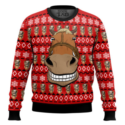 Funny Horse Ugly Christmas Sweater