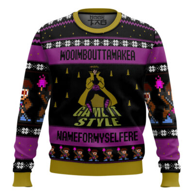 Gambit Style Marvel Ugly Christmas Sweater