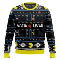 Hooktab Game Over Pac Man Ugly Christmas Sweater