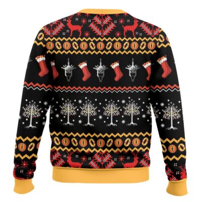 Hooktab Gandalf Claus You Shall Not Pass The Lord Of The Rings Ugly Christmas Sweater