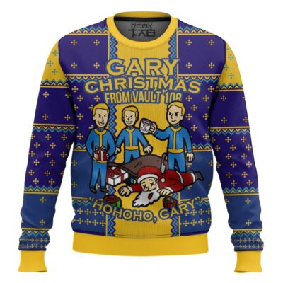 Gary From Vault 108 Fallout Ugly Christmas Sweater