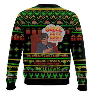 Hooktab Geeze Did The Room Clear Out National Lampoon’s Vacation Ugly Christmas Sweater