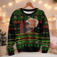 Hooktab Geeze Did The Room Clear Out National Lampoon's Vacation Ugly Christmas Sweater