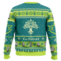 Hooktab Genshin Impact Alhaitham Ugly Christmas Sweater
