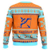 Hooktab Genshin Impact Aloy Ugly Christmas Sweater