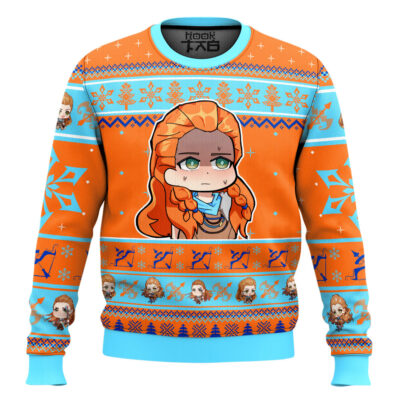Genshin Impact Aloy Ugly Christmas Sweater