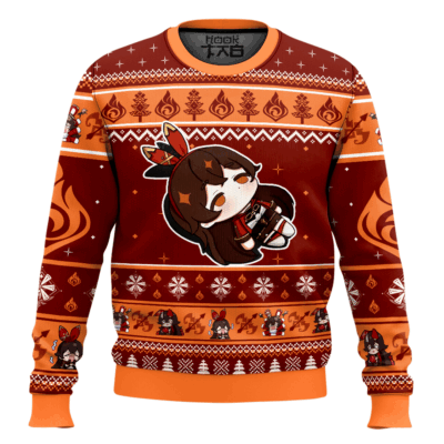 Genshin Impact Amber Ugly Christmas Sweater