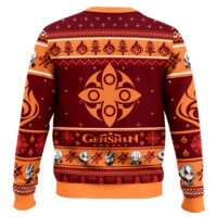 Hooktab Genshin Impact Arlecchino Ugly Christmas Sweater