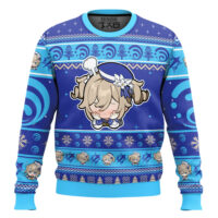 Hooktab Genshin Impact Barbara Ugly Christmas Sweater
