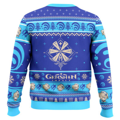 Hooktab Genshin Impact Barbara Ugly Christmas Sweater
