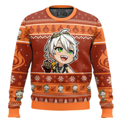 Genshin Impact Bennett Ugly Christmas Sweater