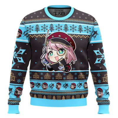 Genshin Impact Charlotte Ugly Christmas Sweater