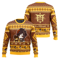 Hooktab Genshin Impact Chiori Ugly Christmas Sweater