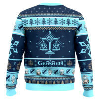 Hooktab Genshin Impact Chongyun Ugly Christmas Sweater
