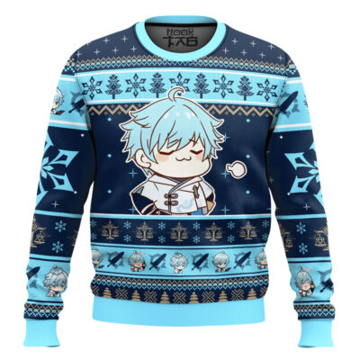 Genshin Impact Chongyun Ugly Christmas Sweater