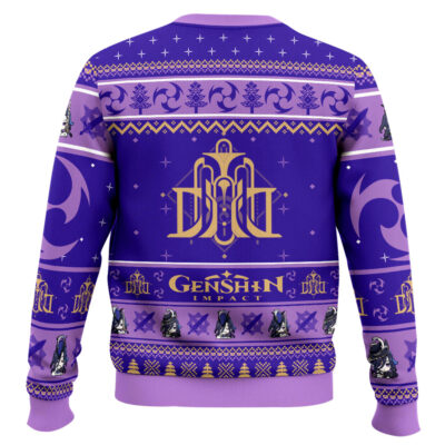 Hooktab Genshin Impact Clorinde Ugly Christmas Sweater
