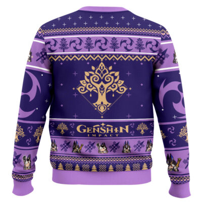 Hooktab Genshin Impact Cyno Ugly Christmas Sweater