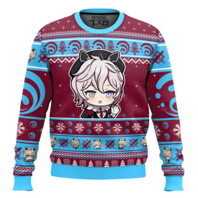 Genshin Impact Dahlia Ugly Christmas Sweater
