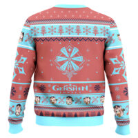 Hooktab Genshin Impact Diona Ugly Christmas Sweater