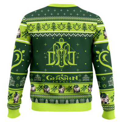 Hooktab Genshin Impact Emilie Ugly Christmas Sweater