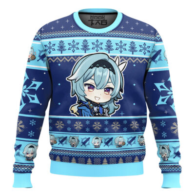 Genshin Impact Eula Ugly Christmas Sweater
