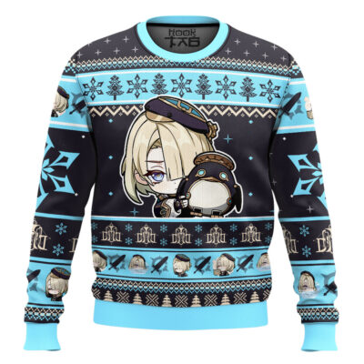 Genshin Impact Freminet Ugly Christmas Sweater