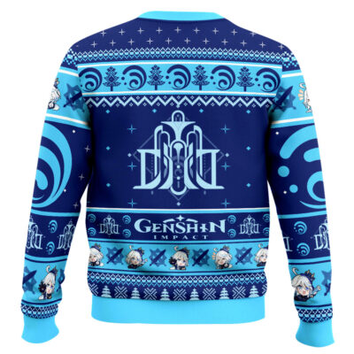 Hooktab Genshin Impact Furina Ugly Christmas Sweater