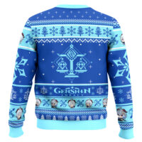 Hooktab Genshin Impact Ganyu Ugly Christmas Sweater