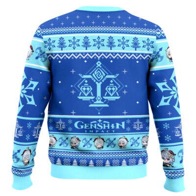 Hooktab Genshin Impact Ganyu Ugly Christmas Sweater