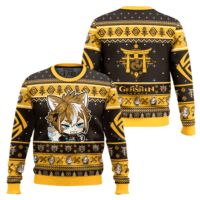 Hooktab Genshin Impact Gorou Ugly Christmas Sweater