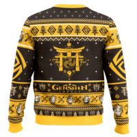 Hooktab Genshin Impact Gorou Ugly Christmas Sweater