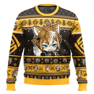 Genshin Impact Gorou Ugly Christmas Sweater
