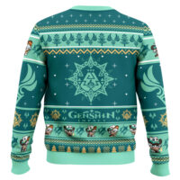 Hooktab Genshin Impact Ifa Ugly Christmas Sweater