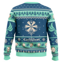 Hooktab Genshin Impact Jean Ugly Christmas Sweater
