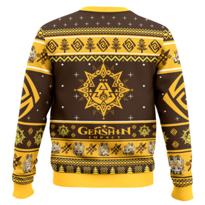 Hooktab Genshin Impact Kachina Ugly Christmas Sweater