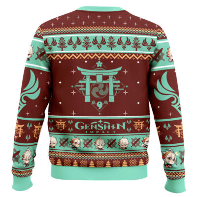 Hooktab Genshin Impact Kaedehara Kazuha Ugly Christmas Sweater