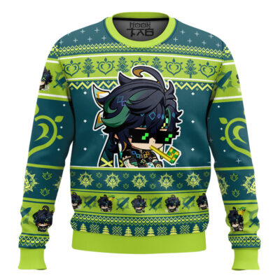 Genshin Impact Kinich Ugly Christmas Sweater