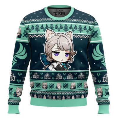 Genshin Impact Lynette Ugly Christmas Sweater