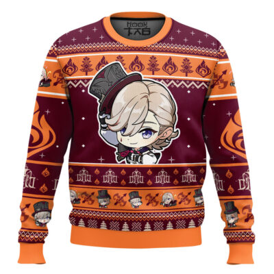 Genshin Impact Lyney Ugly Christmas Sweater
