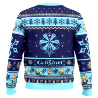 Hooktab Genshin Impact Mika Ugly Christmas Sweater