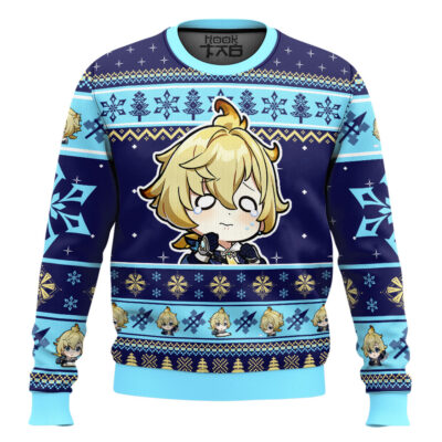 Genshin Impact Mika Ugly Christmas Sweater
