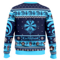 Hooktab Genshin Impact Mona Ugly Christmas Sweater