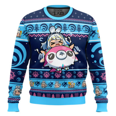 Genshin Impact Mualani Ugly Christmas Sweater