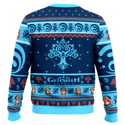 Hooktab Genshin Impact Nilou Ugly Christmas Sweater